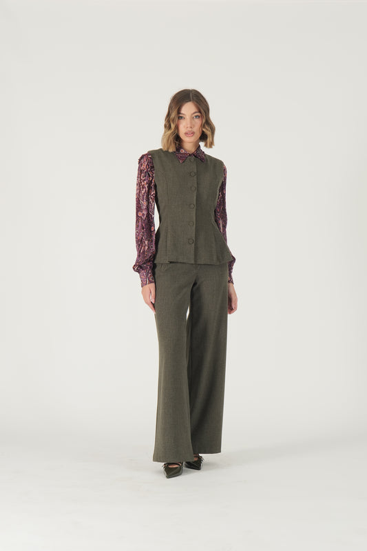 Pantalone palazzo vita alta