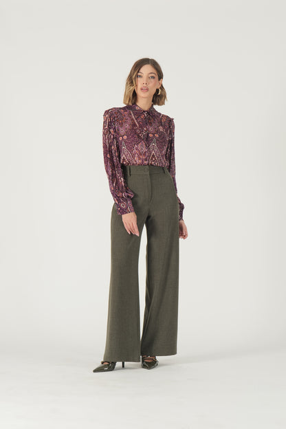 Pantalone palazzo vita alta