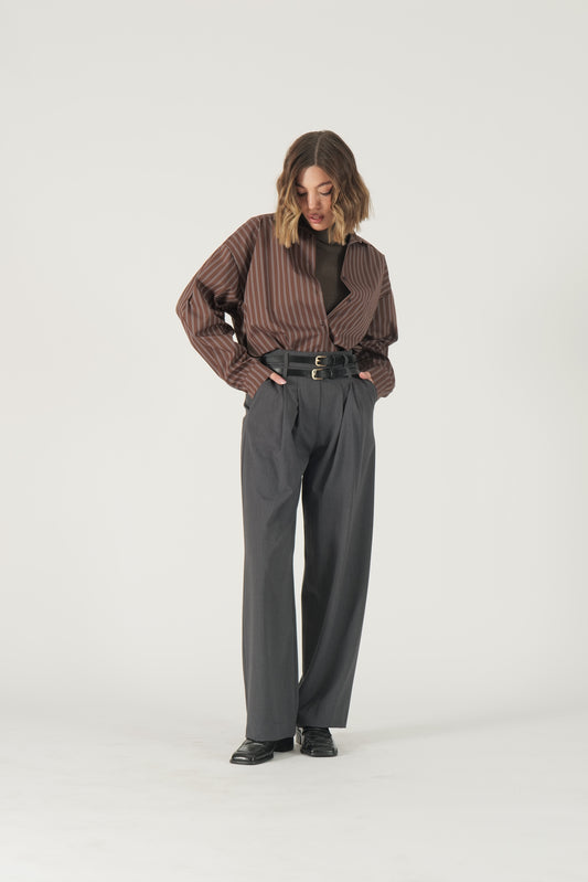 Pantalone doppia cintura