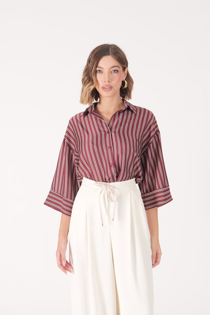 Camicia a righe