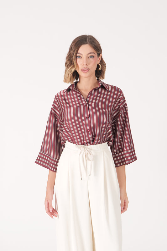 Camicia a righe