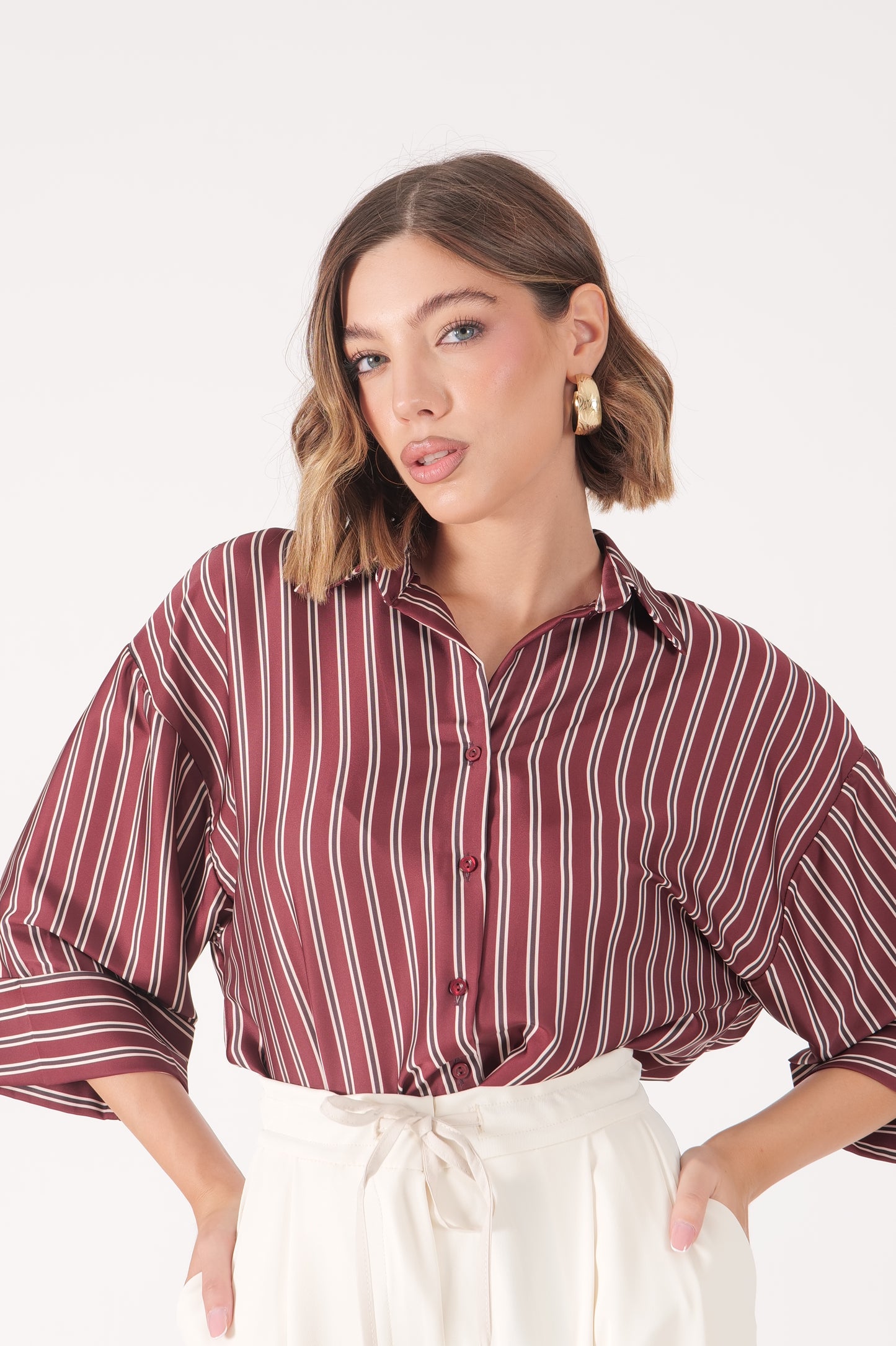 Camicia a righe