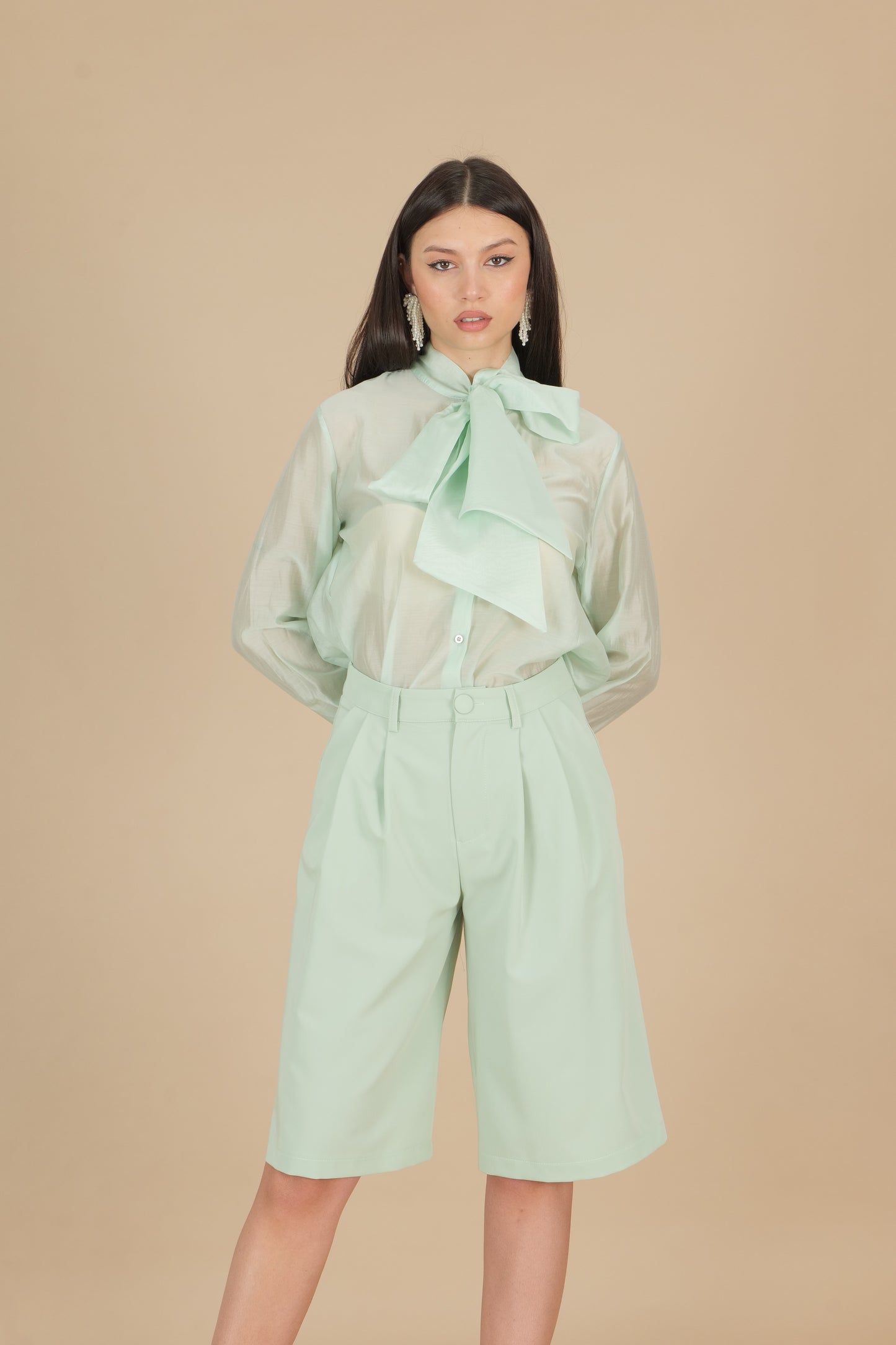 Camicia con fiocco