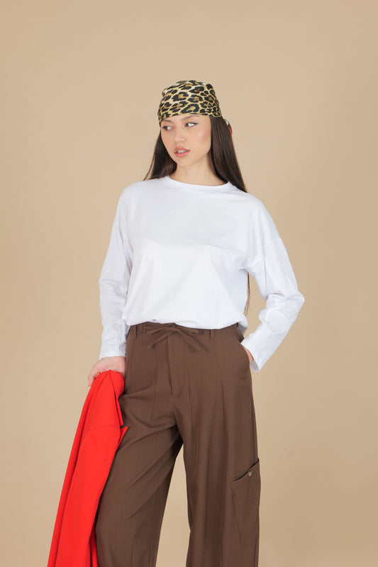 Maglia manica lunga over