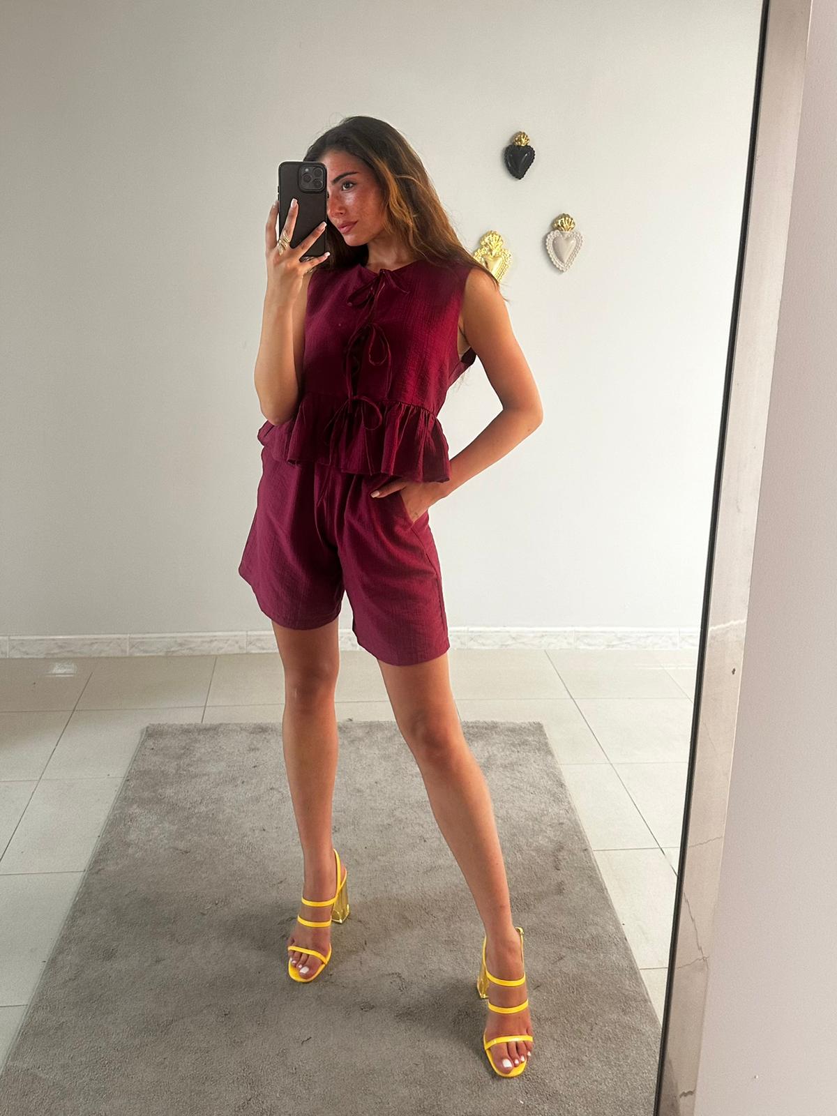 Coord-set con fiocchietti